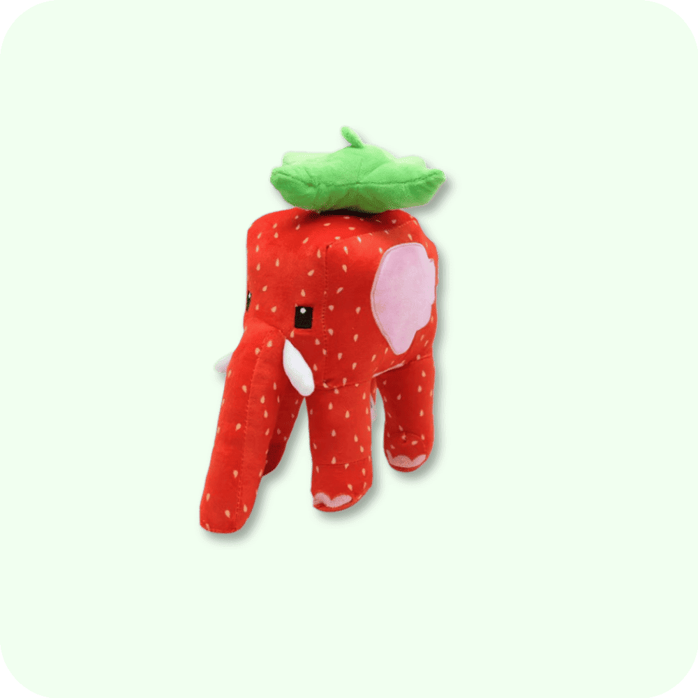Strawberry Elephant Plush Strawberry Elephant Plush